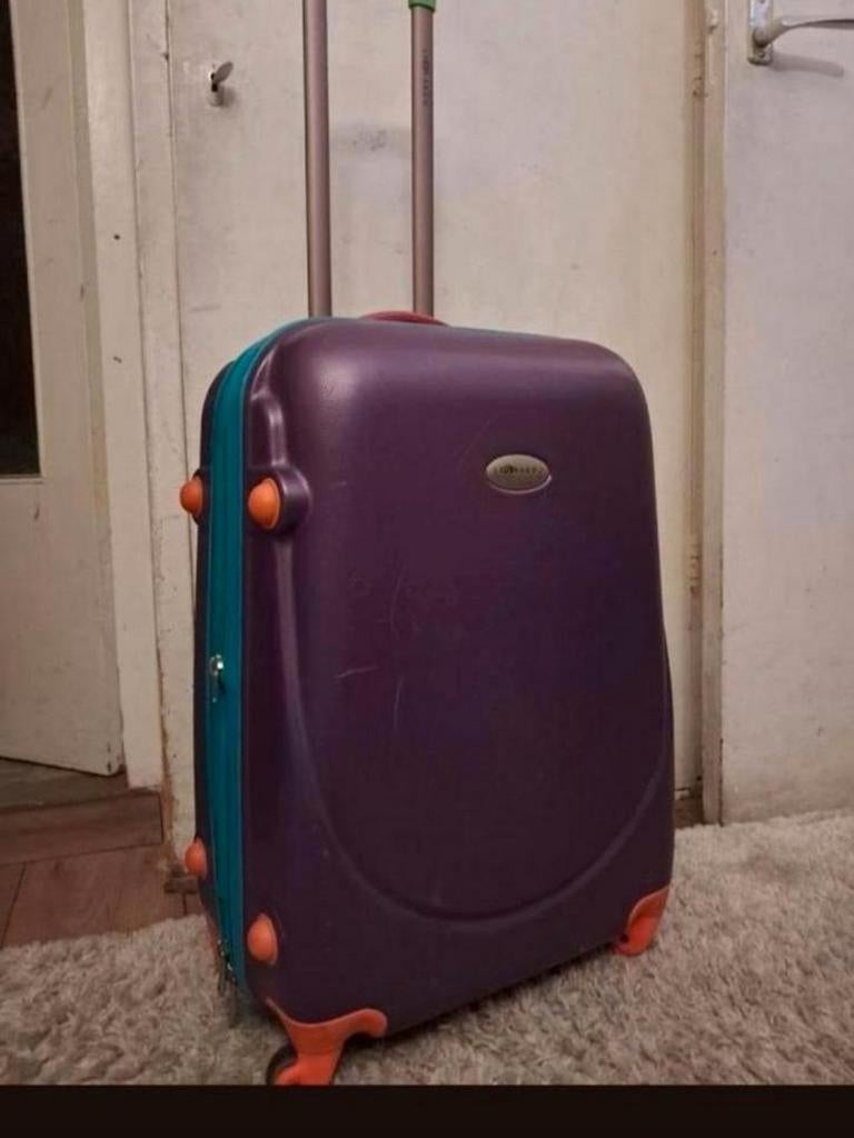 Te koop, Leonardo merk reiskoffer/Baggage., Sieraden, Tassen en Uiterlijk, Koffers, Hard kunststof, 70 cm of meer, 45 tot 55 cm