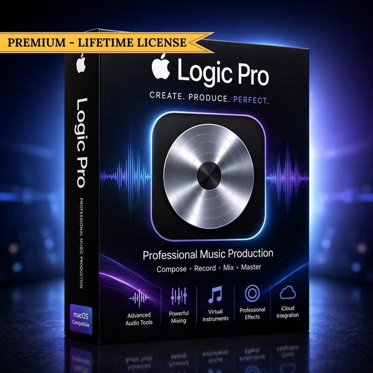 LOGIC PRO 12 (levenslange versie), Computers en Software, Audio-software, Zo goed als nieuw, MacOS, Ophalen of Verzenden