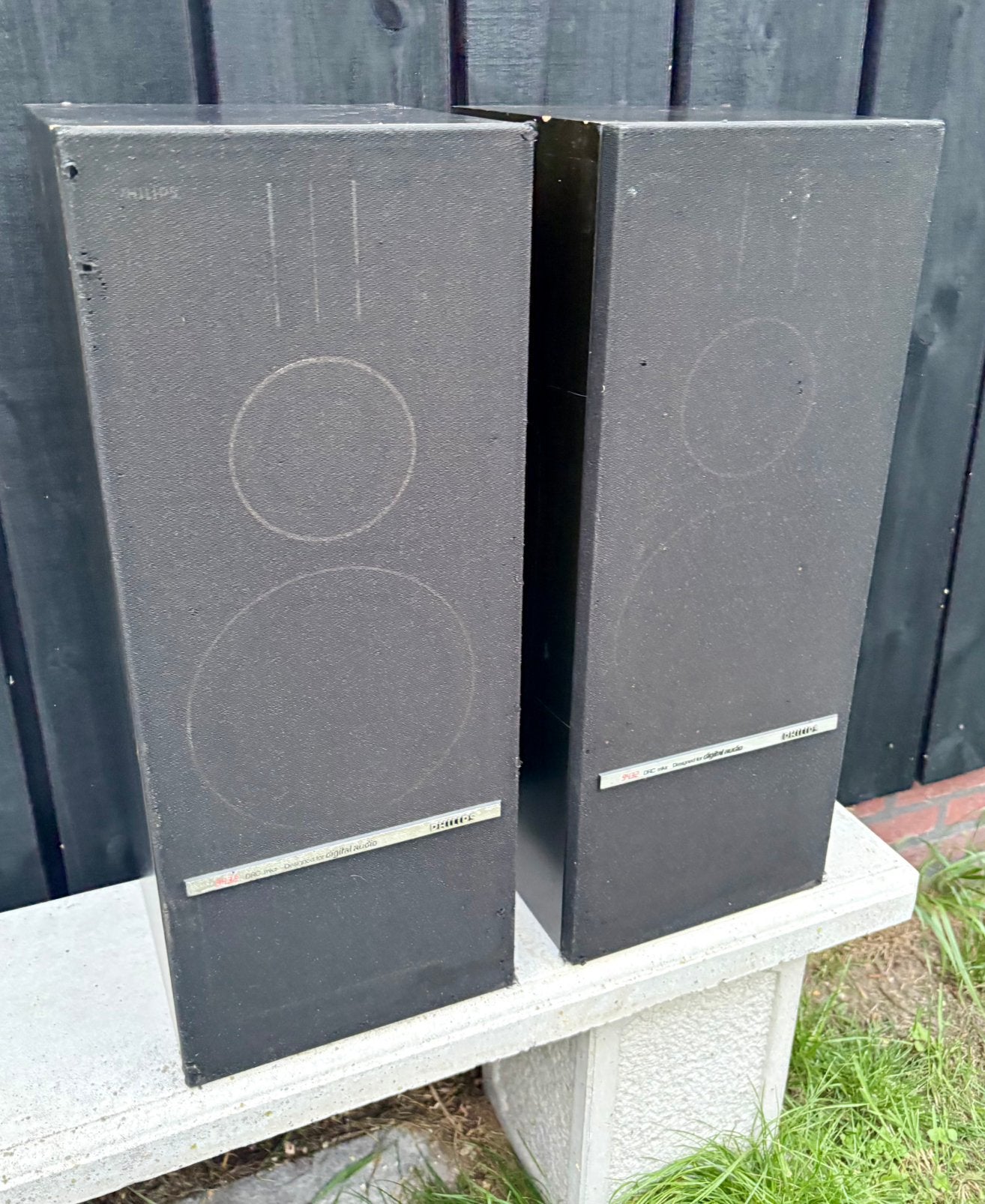 Leuke Vintage Philips 9432 DRC mkII Speakerset – Jaren 80, Ophalen, Zo goed als nieuw, Minder dan 60 watt, Philips