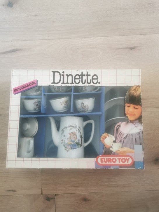 vintage porseleinen kinderservies, Ophalen of Verzenden