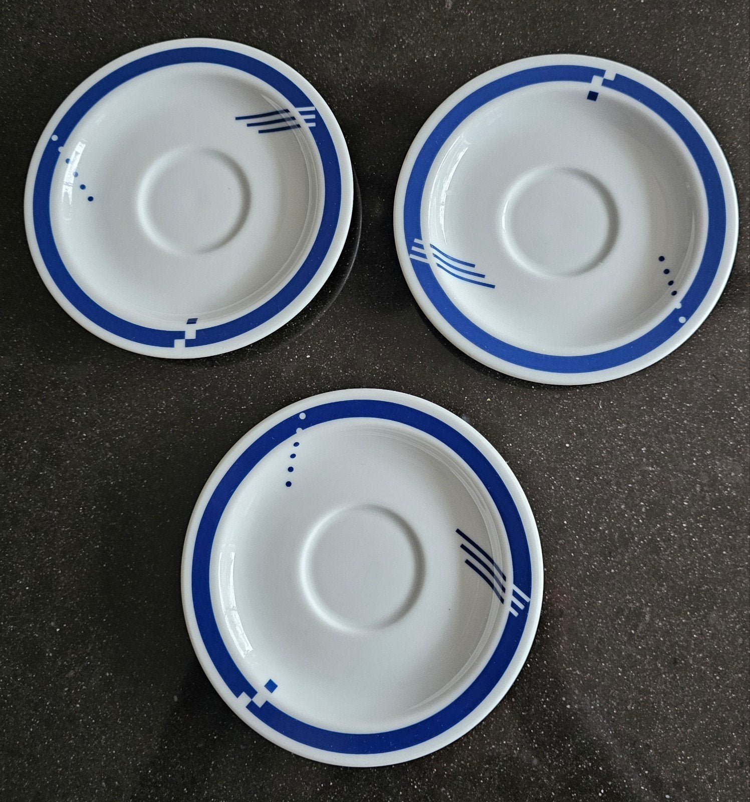 Set vintage Royal Mosa Holland bordjes
schotels., Ophalen of Verzenden