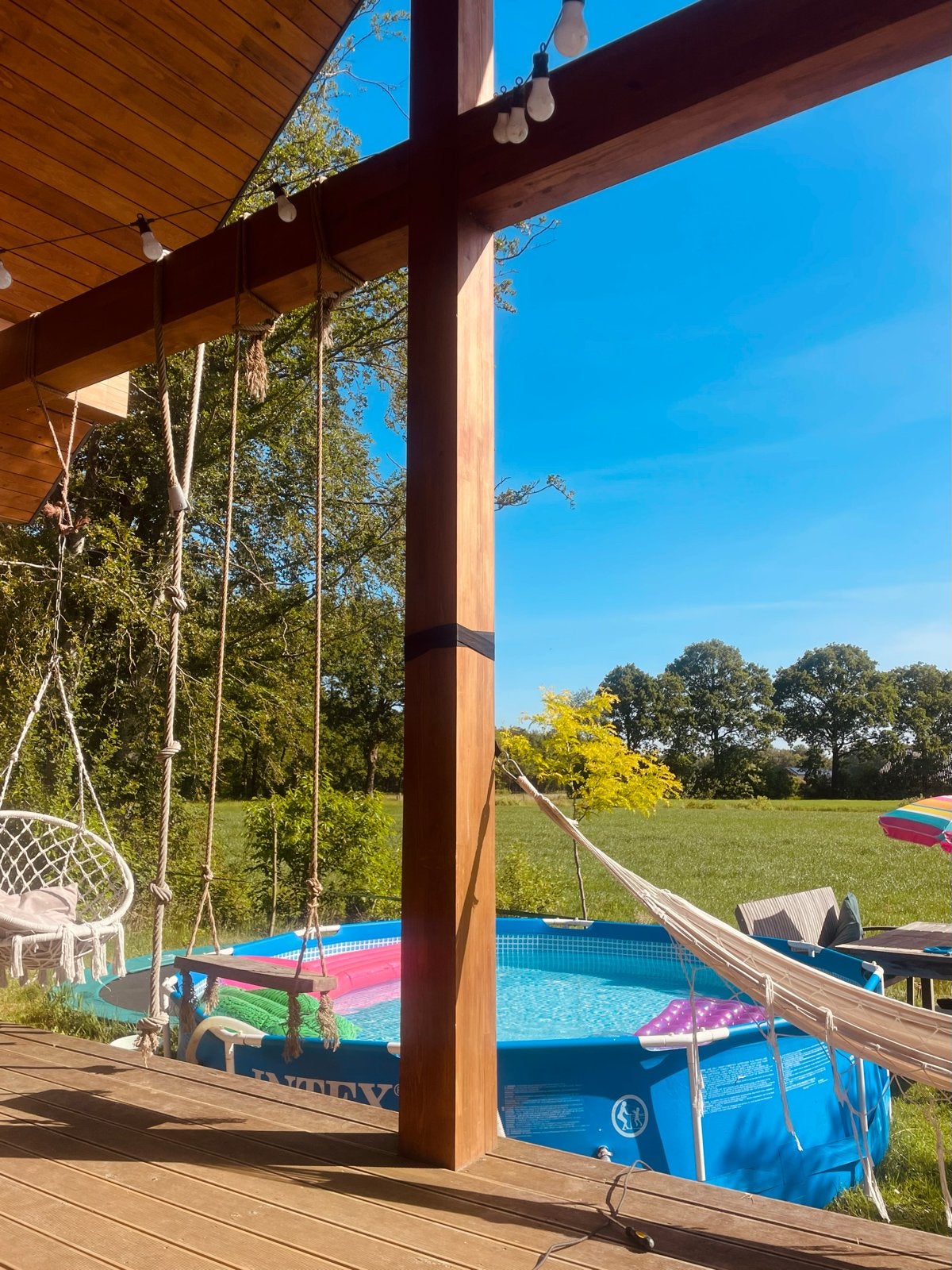 Gratis Intex Opzetzwembad scheur / oud ijzer, Tuin en Terras, Zwembaden, Ophalen, Gebruikt, 200 tot 300 cm, 80 tot 120 cm