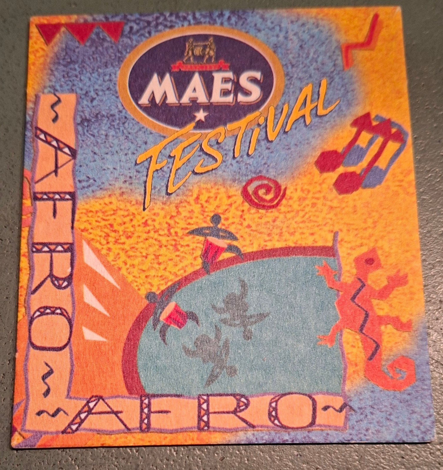 Bierfestival:Maes Festival-Afro, Ophalen of Verzenden, Zo goed als nieuw, Viltje(s), Overige merken