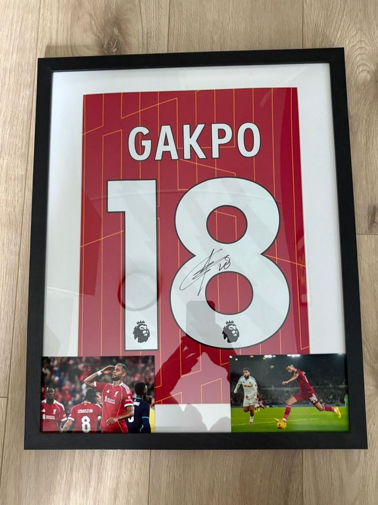 gesigneerd shirt Cody Gakpo, Verzamelen, Sportartikelen en Voetbal, Ophalen of Verzenden, Nieuw, Buitenlandse clubs, Shirt