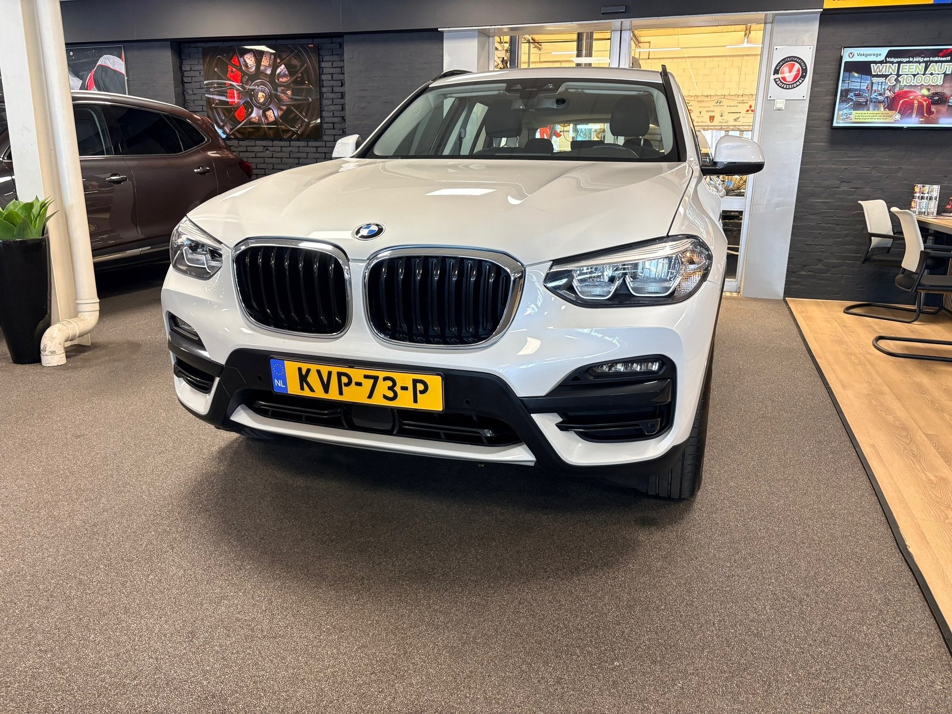 BMW X3 xDrive30e Executive / stoelverwarming / cruisecontrol, Stof, Gebruikt, 4 cilinders, Wit