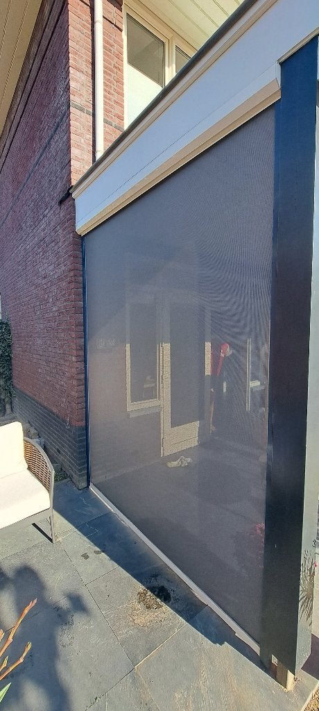 zonwering ritssrceen, Ophalen, Elektrisch, 150 tot 300 cm, Screen