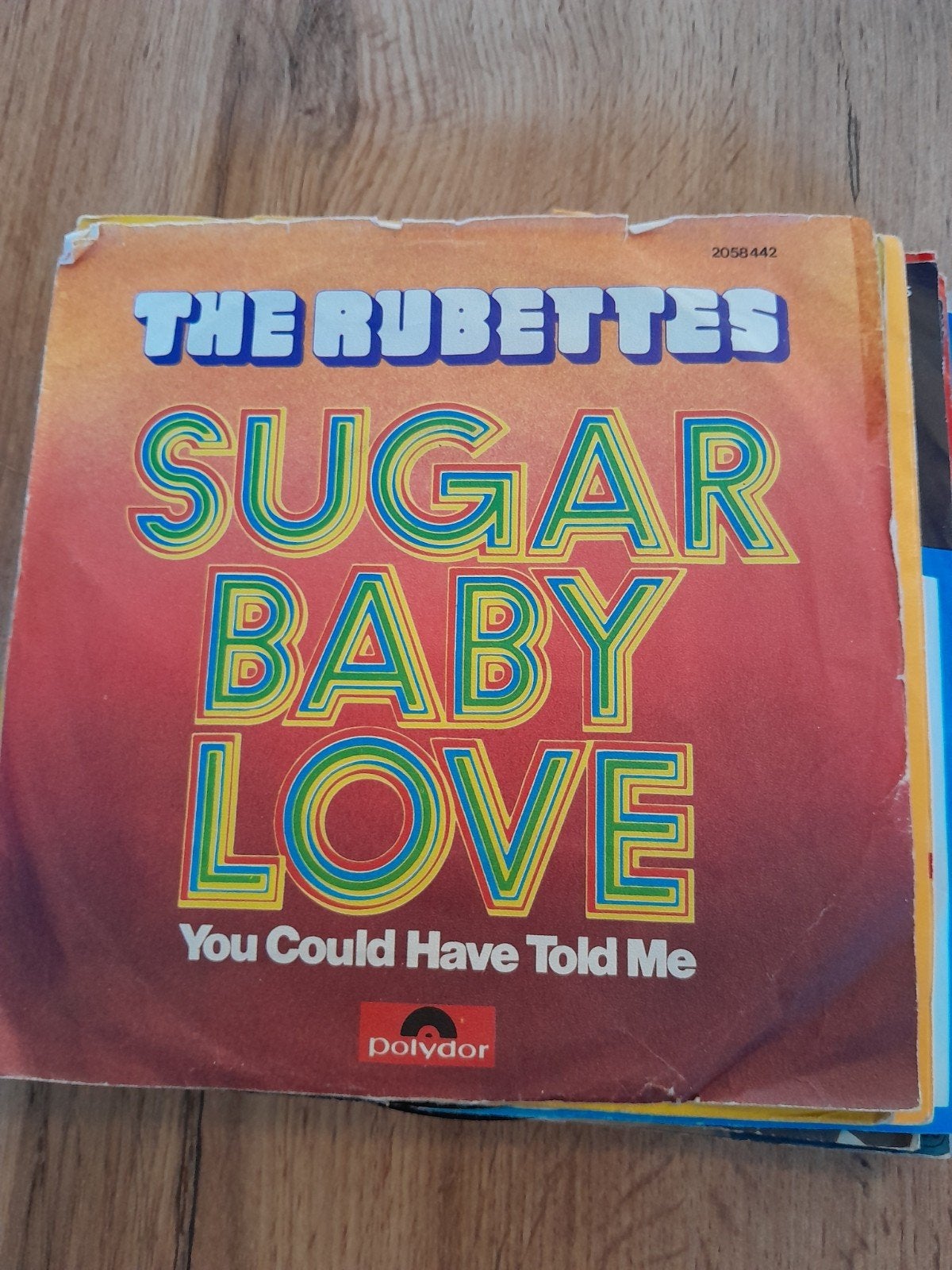 The rubettes 7inch sugar baby love, Ophalen of Verzenden, Zo goed als nieuw, Pop