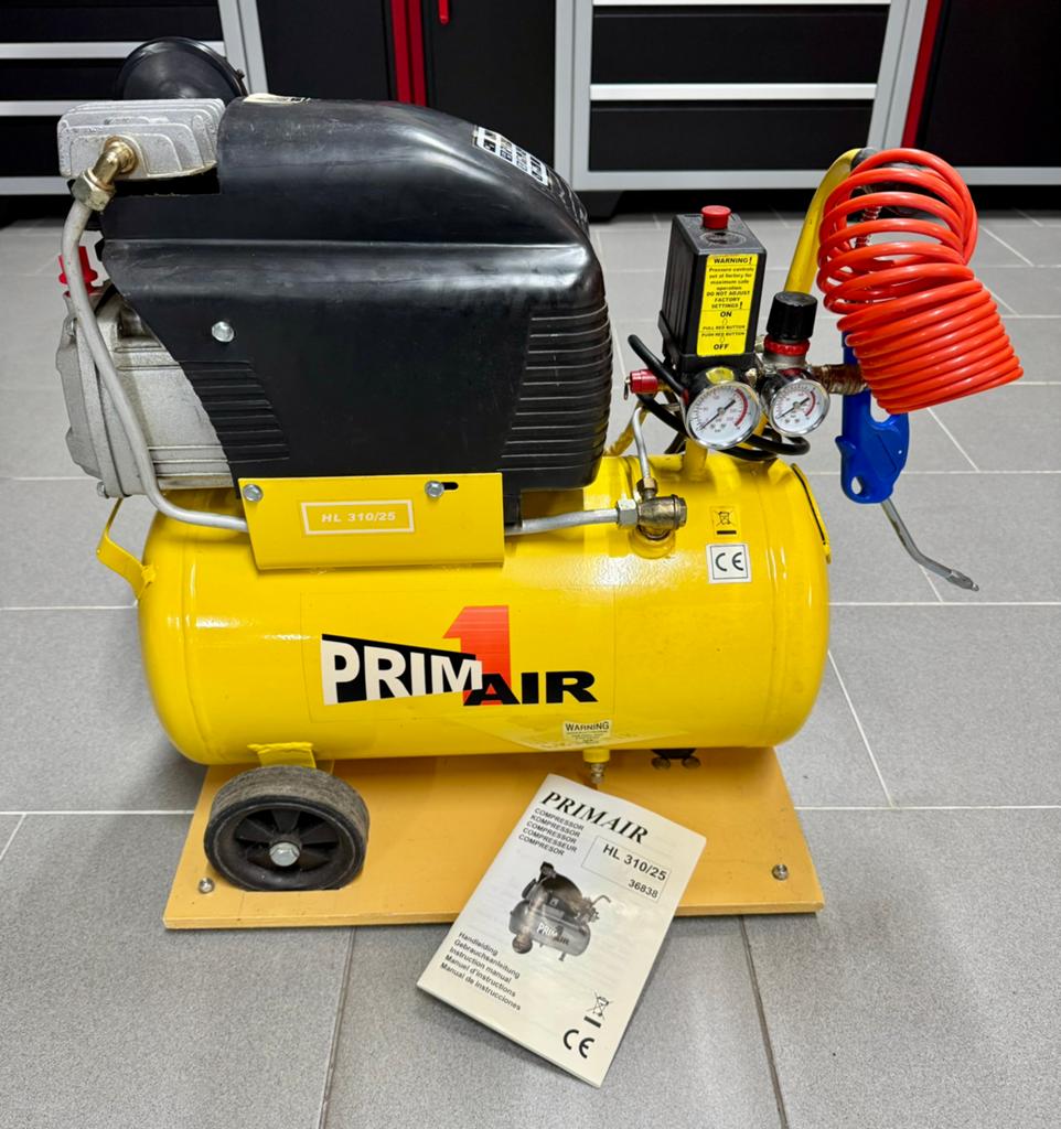 PRIM1AIR HL310/25 COMPRESSOR, artikelnr. 36838., Ophalen, 6 tot 10 bar, Zo goed als nieuw, 200 tot 400 liter/min