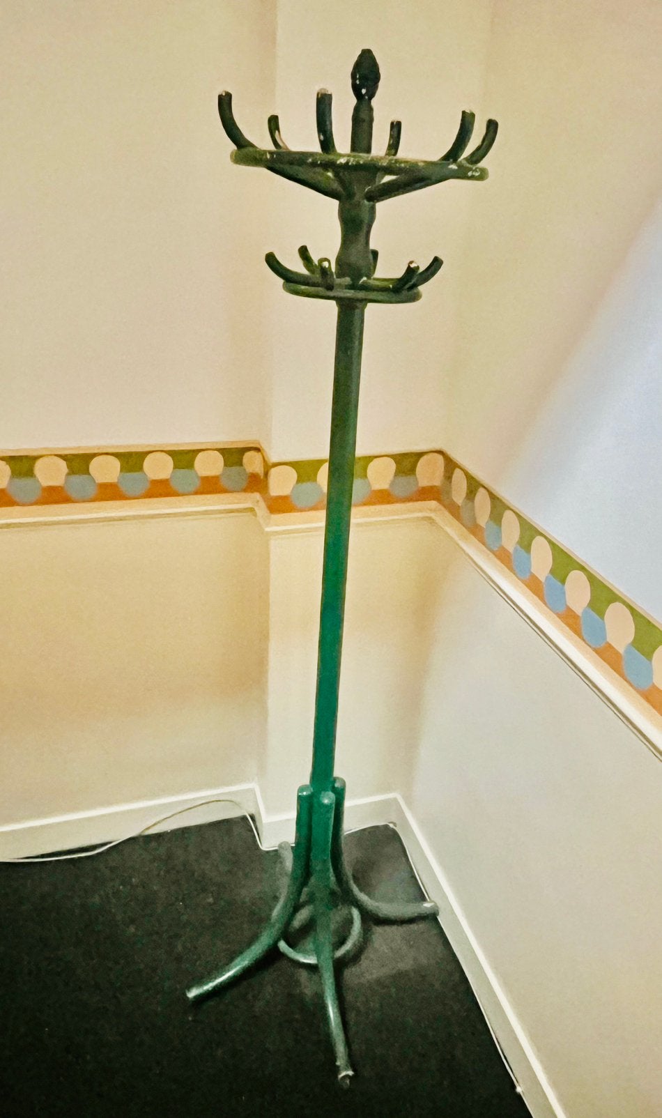 Houten Kapstok - groen, Zo goed als nieuw, Minder dan 100 cm, Hout, Ophalen