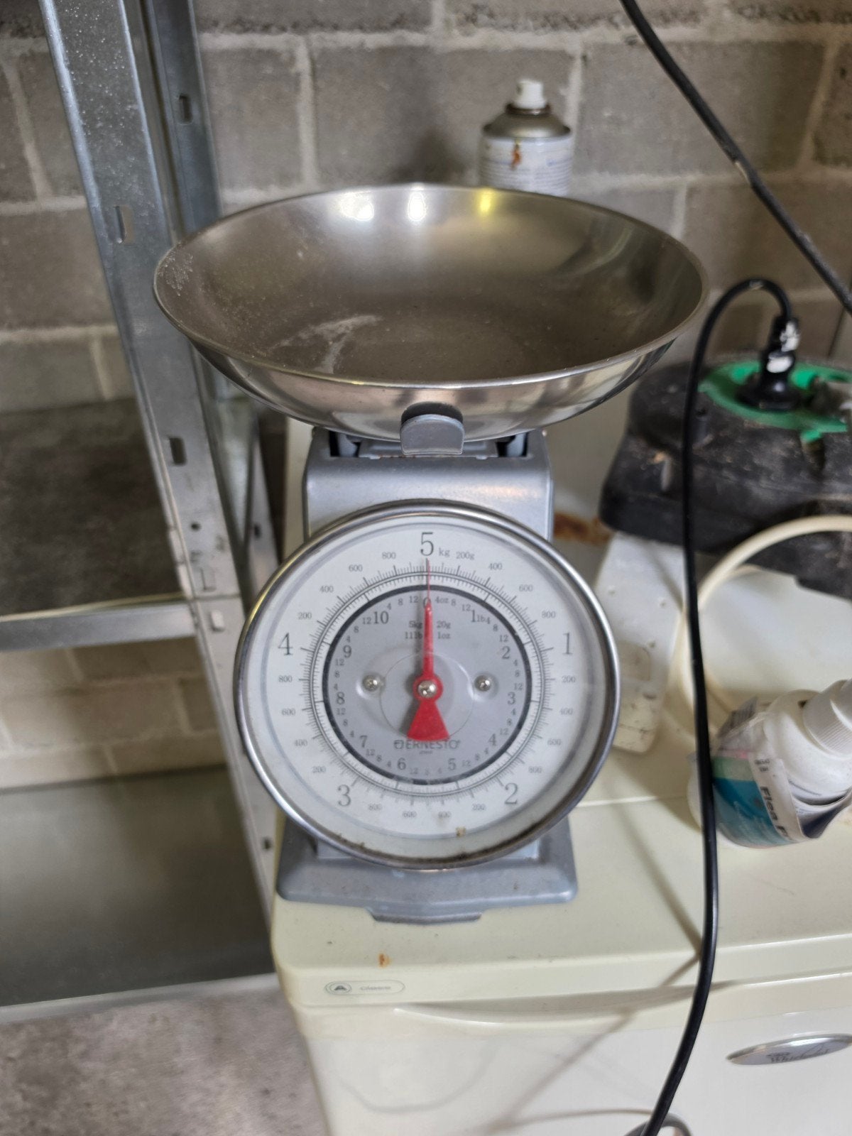 Analoge Keukenweegschaal - Max. 5 kg, Keukenweegschaal, Ophalen of Verzenden, Gebruikt, Minder dan 10 kg