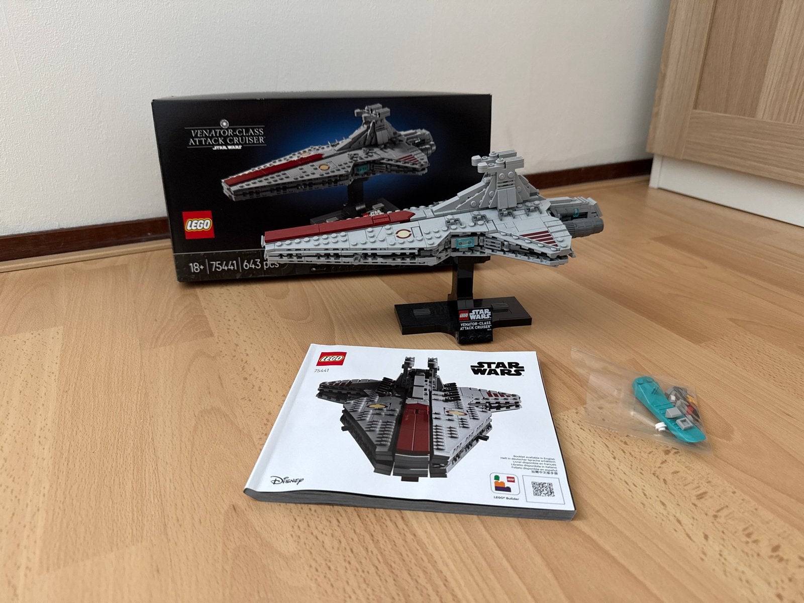 LEGO Star Wars Venator-Class Republic Attack Cruiser, Kinderen en Baby's, Verzenden, Zo goed als nieuw