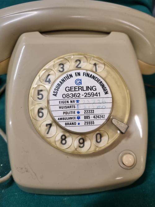 telefoon ptt t65 draaischijf, Ophalen of Verzenden, 'T Olde Gre-j, Info@toldegrej.nl, Endepoelstraat 20f Didam