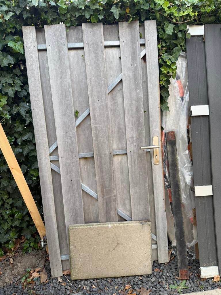 Tuinpoort douglas, Ophalen of Verzenden, Zo goed als nieuw, 150 tot 200 cm, Hout