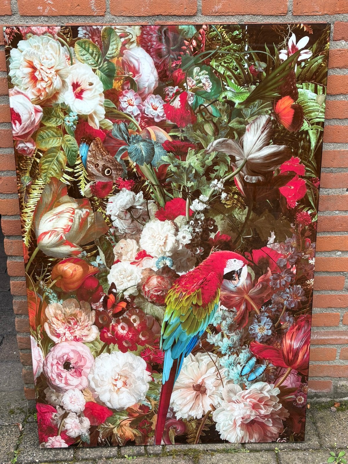 Wanddecoratie van glas, Ophalen, Zo goed als nieuw