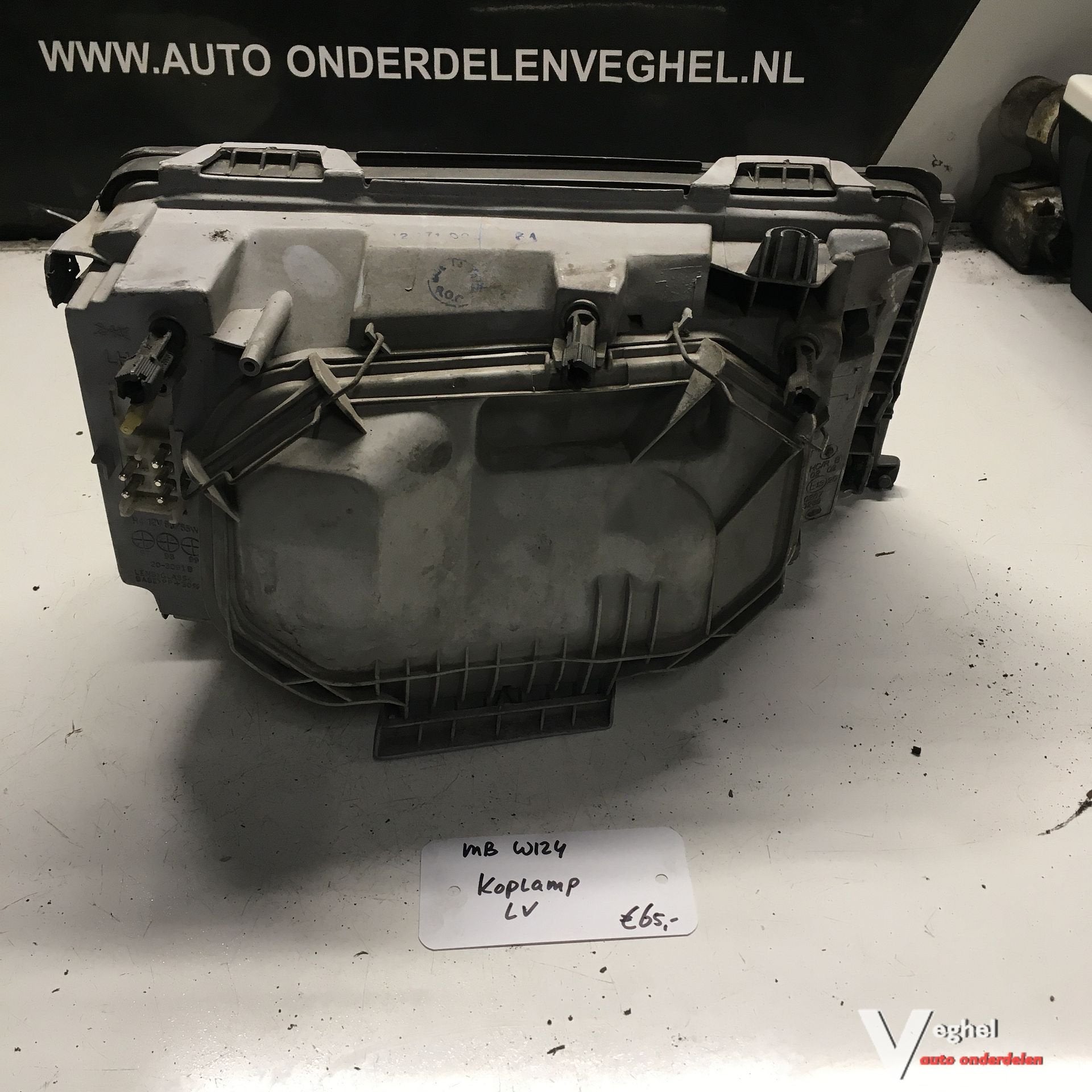Mercedes W124      Koplamp Linksvoor, Auto-onderdelen, Gebruikt, -, -, Ophalen of Verzenden