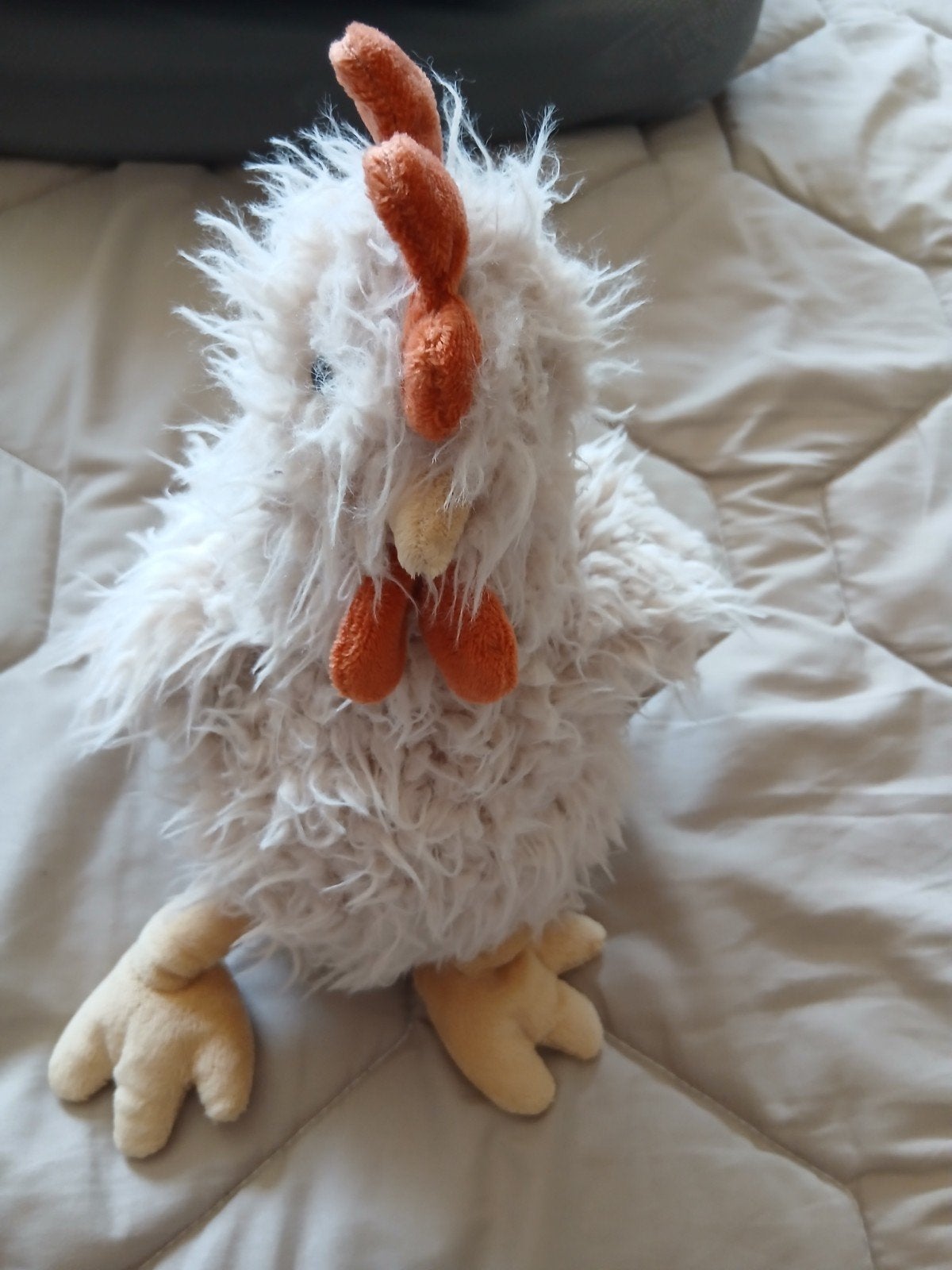Schattige pluizige kip knuffel - Zo goed als nieuw, Kinderen en Baby's, Speelgoed | Knuffels en Pluche, Overige merken, Overige karakters