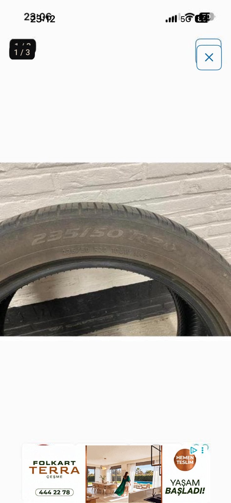 Pirelli band 235/50/R20.104 w, Ophalen of Verzenden