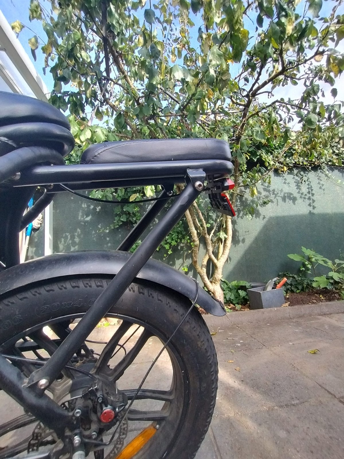 Achterzitje voor fatbike - Zwart, Ophalen, Gebruikt