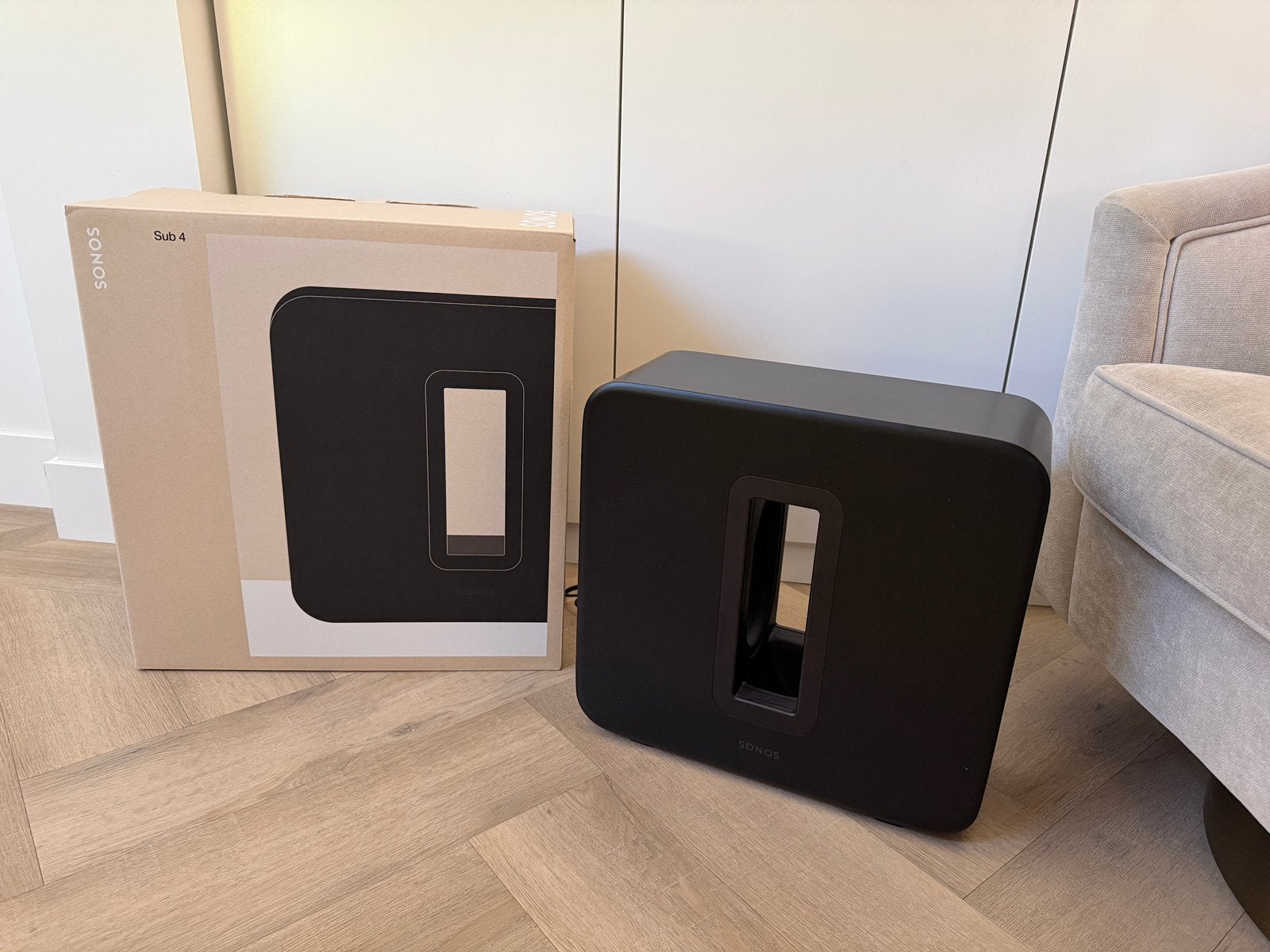 Sonos Sub 4 Zwart - NIEUW, Audio, Tv en Foto, Luidsprekers, Ophalen, Nieuw, Subwoofer, Sonos