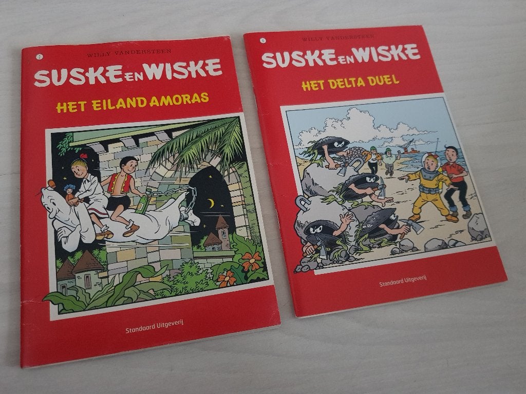 Suske en Wiske - reclame uitgaven PZC 2 x, Gelezen, Willy Vandersteen, Ophalen of Verzenden, Meerdere stripboeken