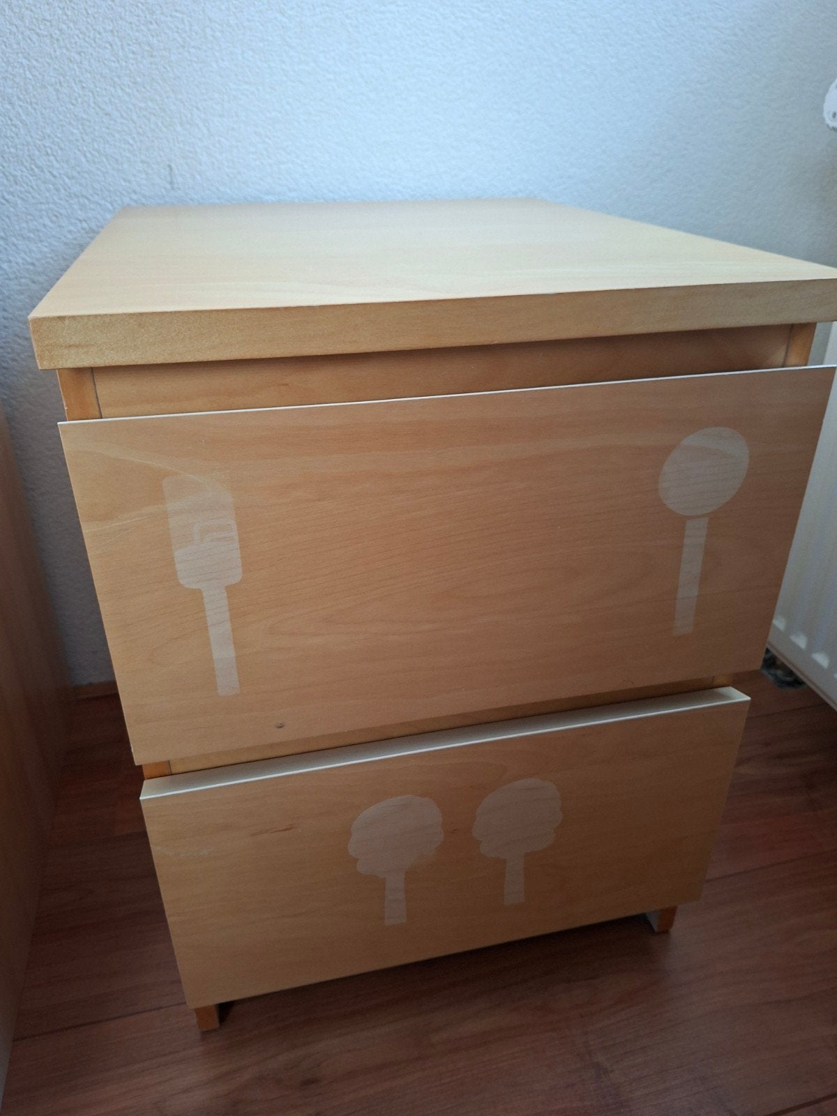 Ikea nachtkastje, Huis en Inrichting, Slaapkamer | Nachtkastjes, Ophalen, Minder dan 45 cm, 55 tot 70 cm