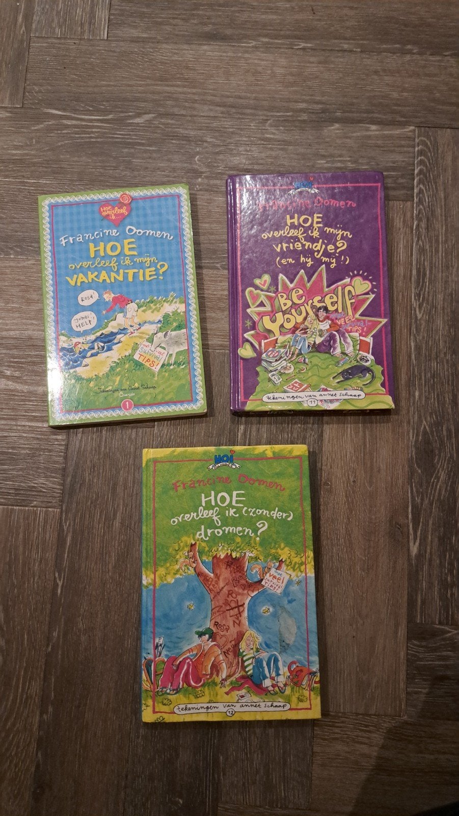 Francine Oomen - Hoe overleef ik... (3 boeken), Ophalen of Verzenden, Gelezen, Francine Oomen, Fictie
