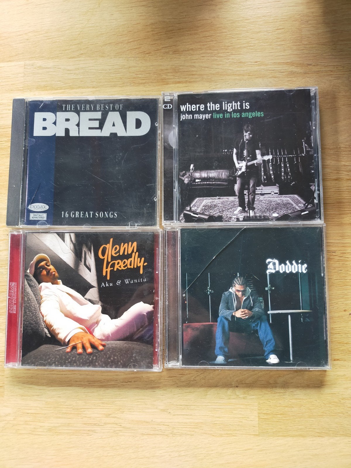 8 super rmuziek cd's oa Bread John Mayer enz zie foto's, Ophalen of Verzenden, Zo goed als nieuw, Poprock