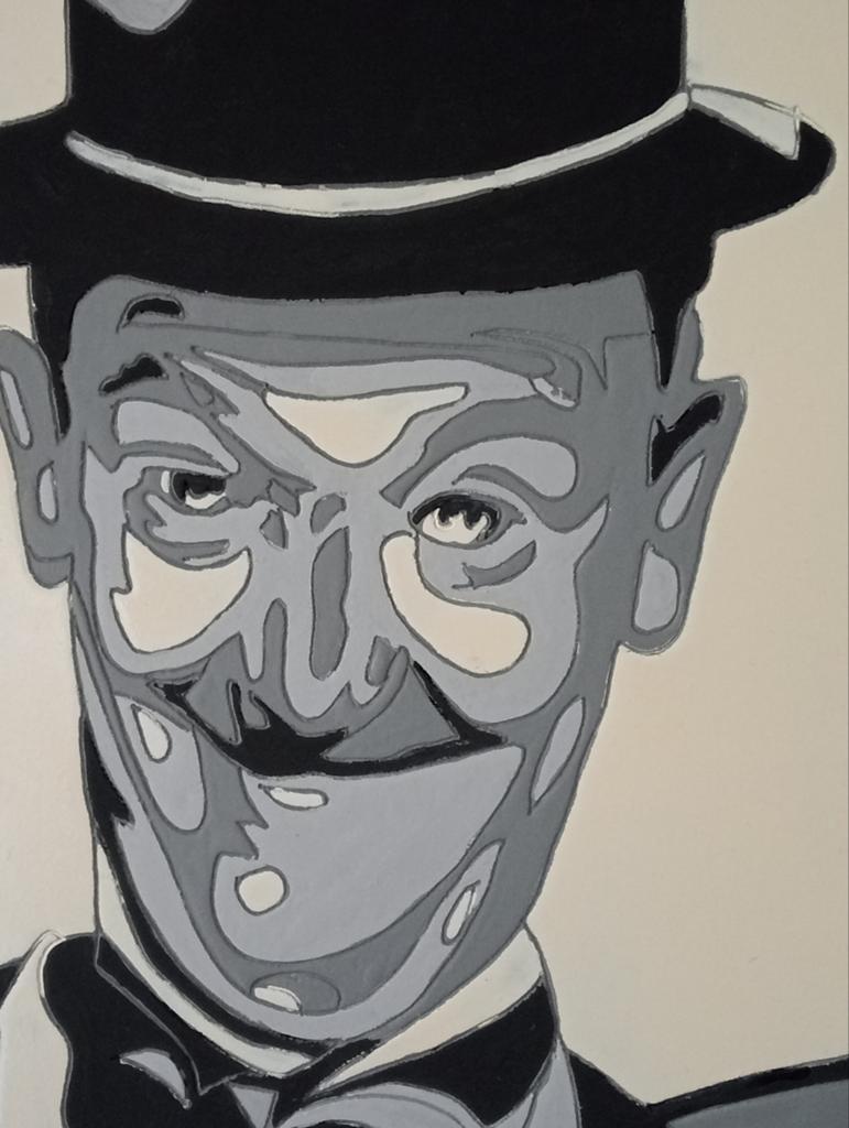 Frans Rosier Pop Art schilderij gemengde techniek, Ophalen of Verzenden