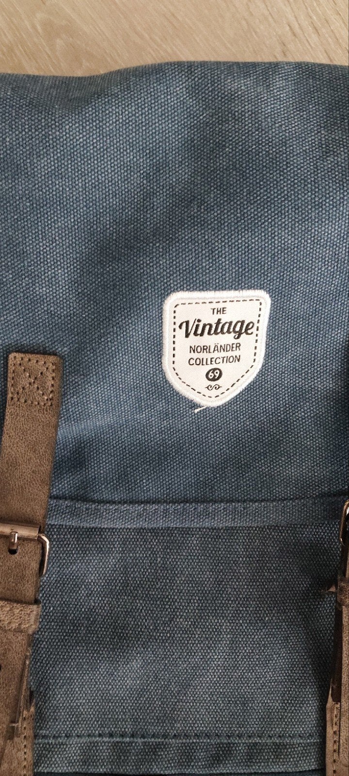 Vintage Norlander Collection Rugzak - Blauw, Sieraden, Tassen en Uiterlijk, Tassen | Rugtassen, Ophalen of Verzenden
