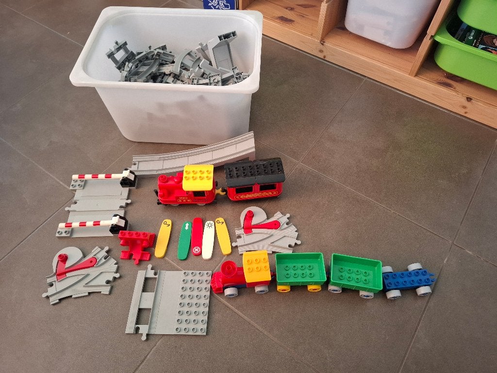 Duplo trein inclusief rails en toebehoren
