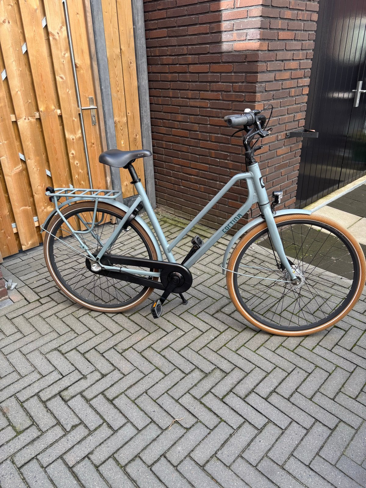 Cortina Foss Damesfiets 57 cm - Zo goed als nieuw, Overige merken, Gebruikt, Versnellingen, Schijfrem
