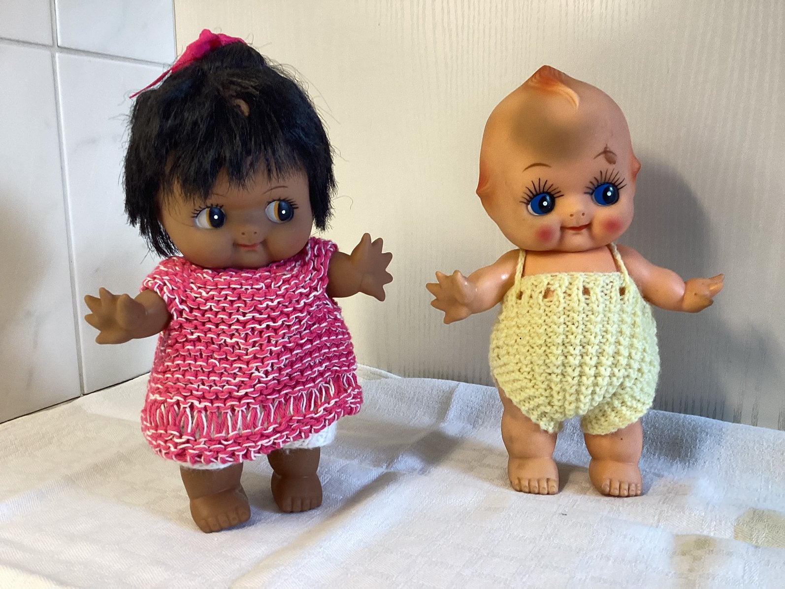 2 Schattige Kewpie popjes., Ophalen of Verzenden, Gebruikt
