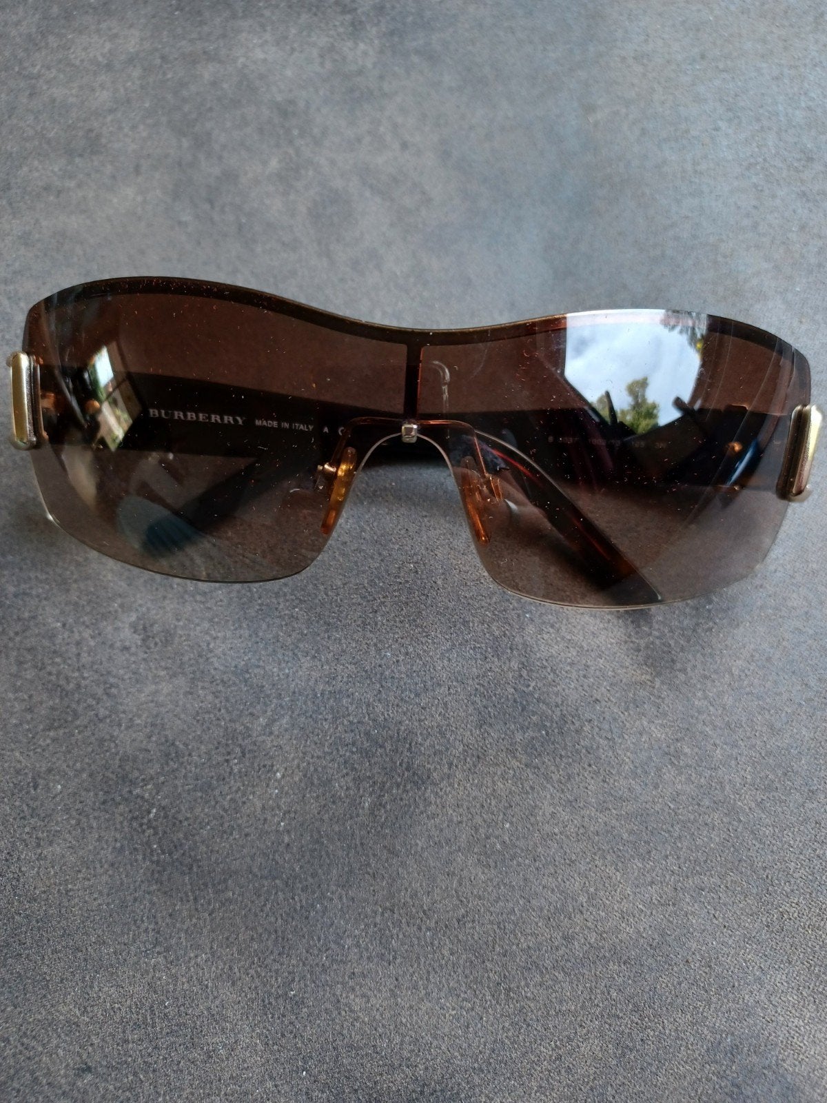 Burberry Zonnebril B 3037 - Made in Italy, Overige merken, Gebruikt, Zonnebril, Bruin
