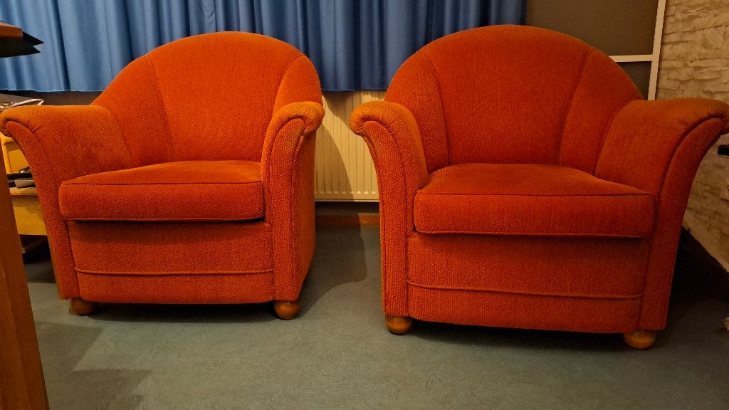 2 fauteuils, Huis en Inrichting, Ophalen, Gebruikt, 75 tot 100 cm, 75 tot 100 cm