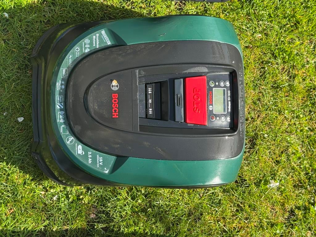 Bosch Indego S+ 500 robotmaaier zgan!!, Tuin en Terras, Ophalen of Verzenden, Zo goed als nieuw, 30 t/m 39 cm, Bosch