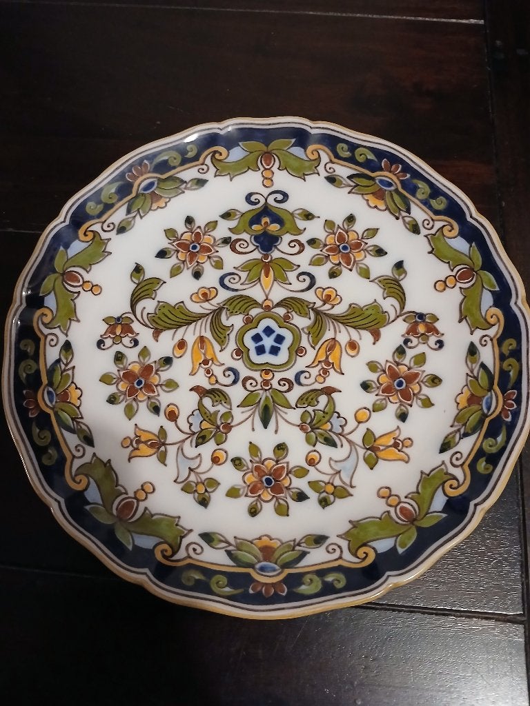 Een prachtige Makkum herinerings wandbord,25cm, Ophalen of Verzenden