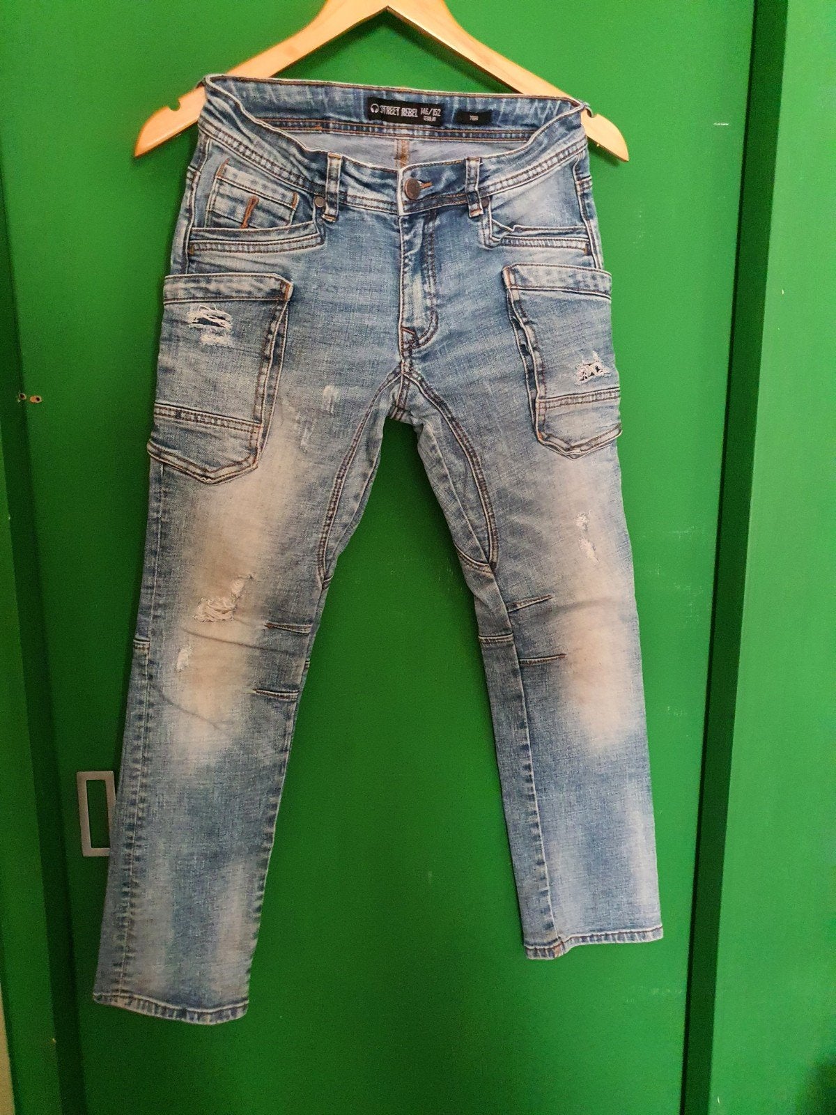 Mooie Jeans street rebel maat 146 152, Ophalen of Verzenden, Zo goed als nieuw, Jongen, Broek
