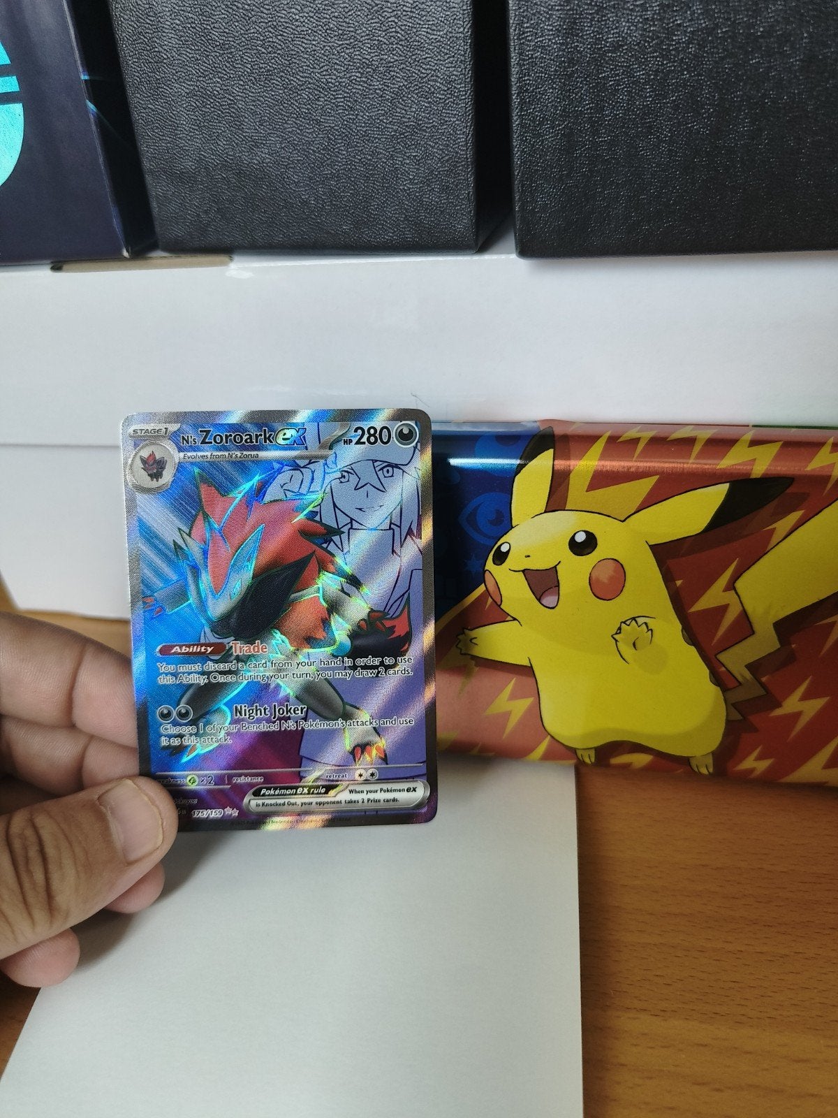 Zoroark ex Pokémon kaart - Zo goed als nieuw, Hobby en Vrije tijd, Verzamelkaartspellen | Pokémon, Ophalen of Verzenden, Zo goed als nieuw