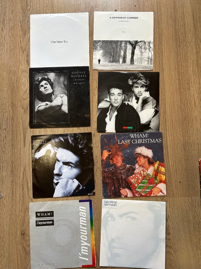 8 vinylsingles George Michael / Wham!, Cd's en Dvd's, Ophalen of Verzenden, Zo goed als nieuw