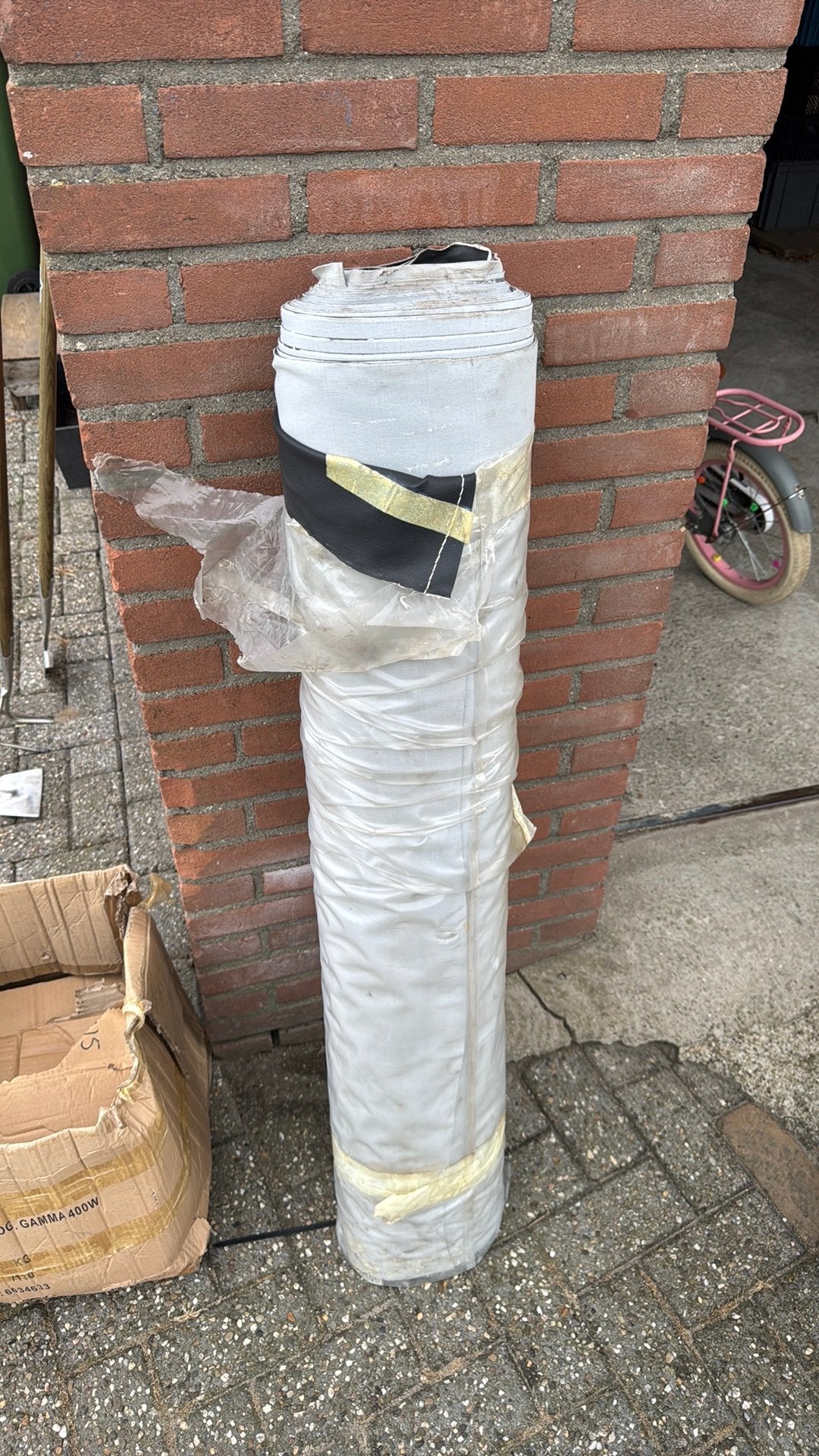 Rol kunstleer stretch nieuw, 120 cm of meer, Leer of Kunstleer, Nieuw, Ophalen of Verzenden