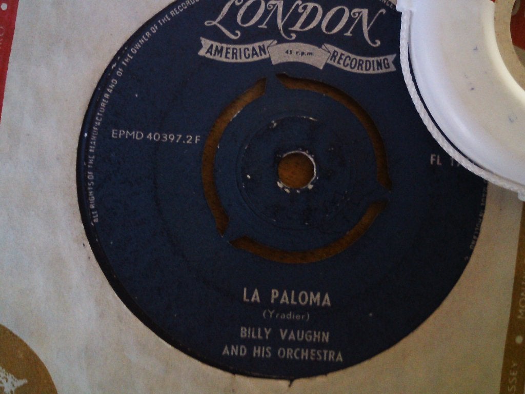 billy vaughn - la paloma  6jul, 7 inch, Ophalen of Verzenden, Zo goed als nieuw, Pop