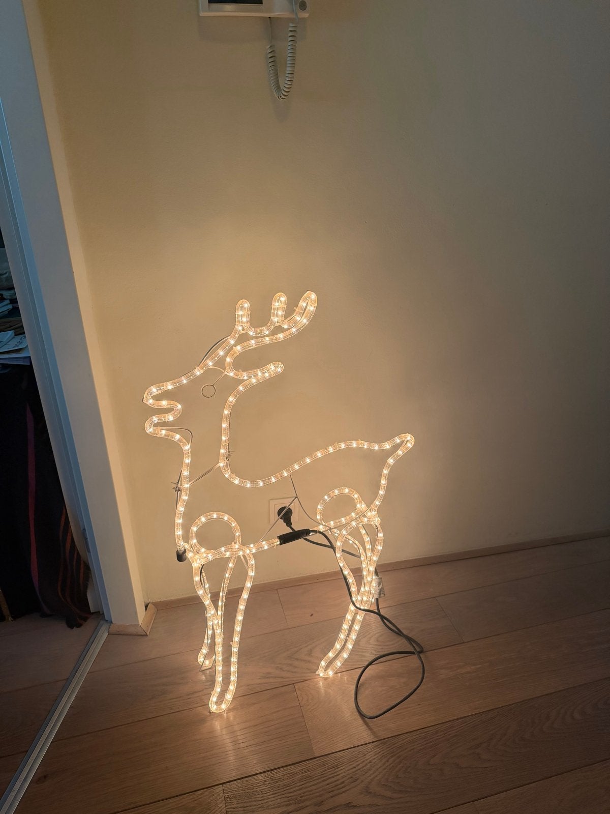 Kerstverlichting rendier, Diversen, Ophalen, Gebruikt