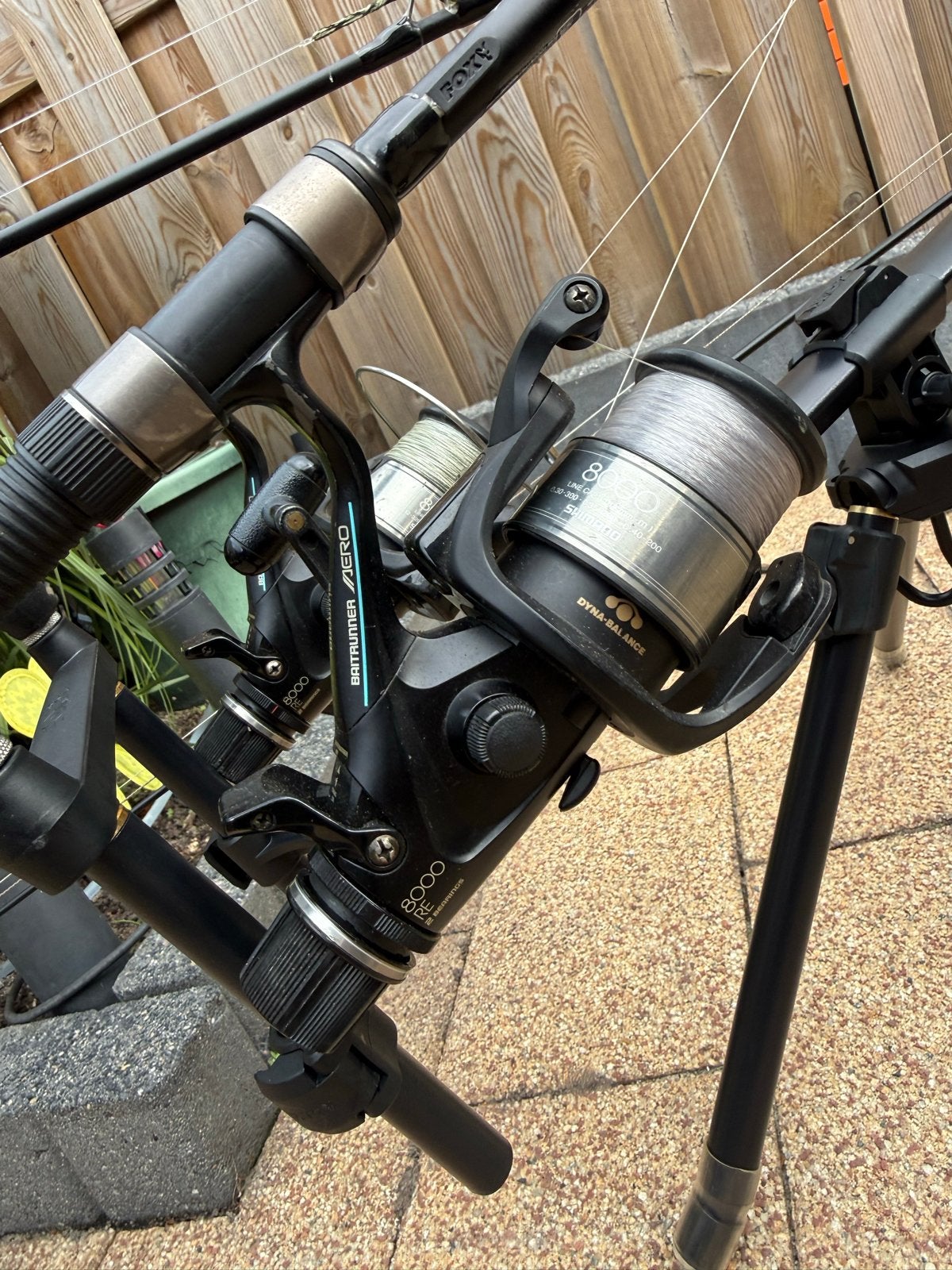 Shimano Baitrunner 8000RE karpermolens, Ophalen of Verzenden, Gebruikt, Molen