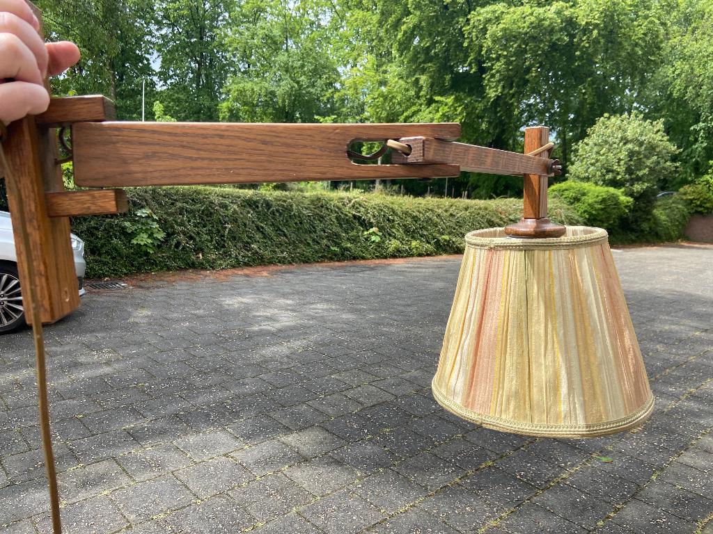 Schaarlamp, Ophalen, Gebruikt, Stof