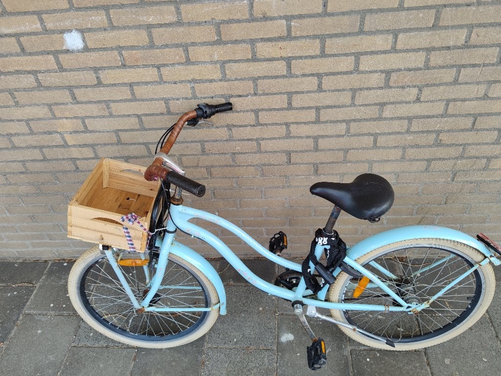 Meisjes fiets 24 inch, Ophalen, Velgrem, Versnellingen, Gebruikt