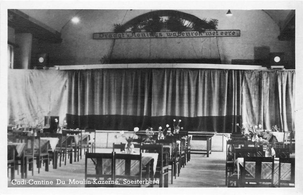 388-490-033 Soesterberg Cadi Cantine Du Moulin Kazerne, Verzenden, Voor 1920, Utrecht