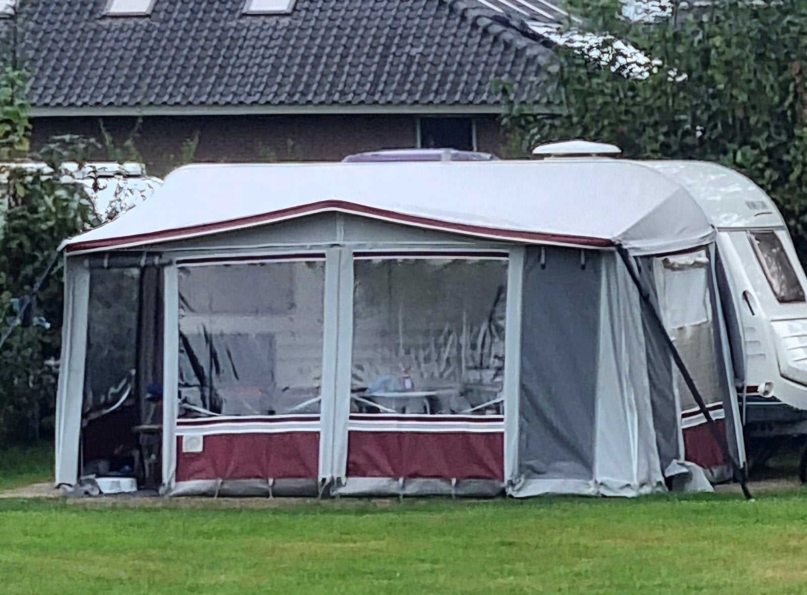 Voortent met luifel maat 10, Ophalen