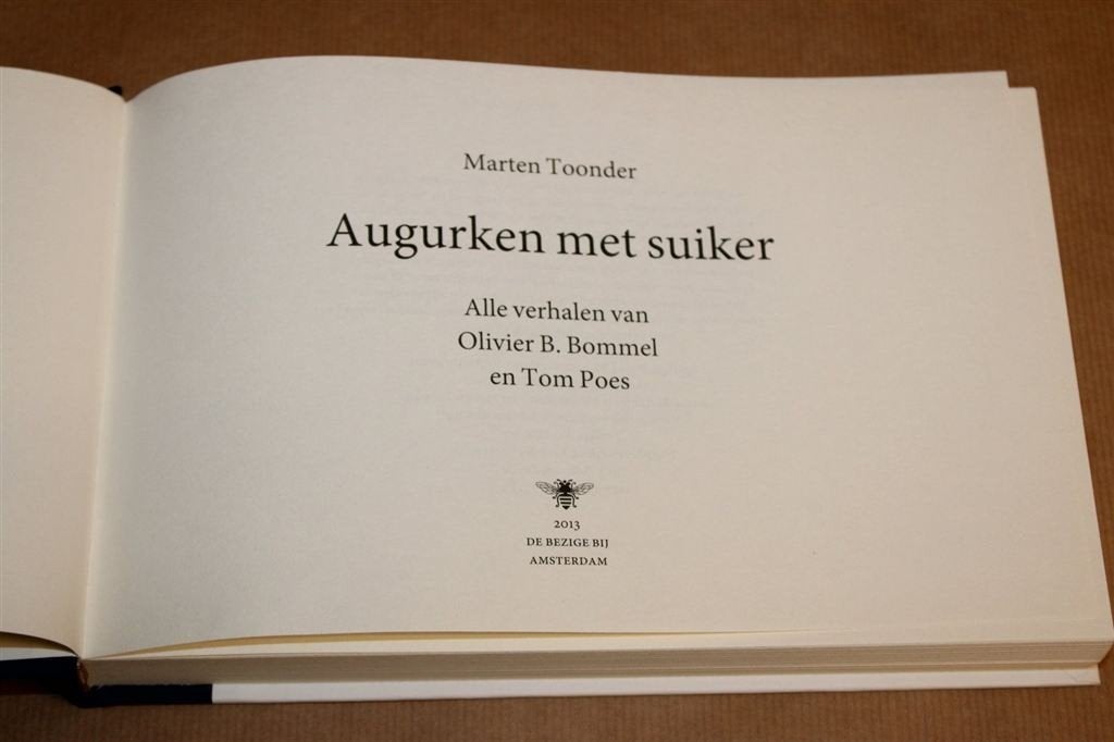 Augurken met Suiker — Marten Toonder, dl. 39, Boeken, Eén stripboek, Ophalen of Verzenden, Gelezen