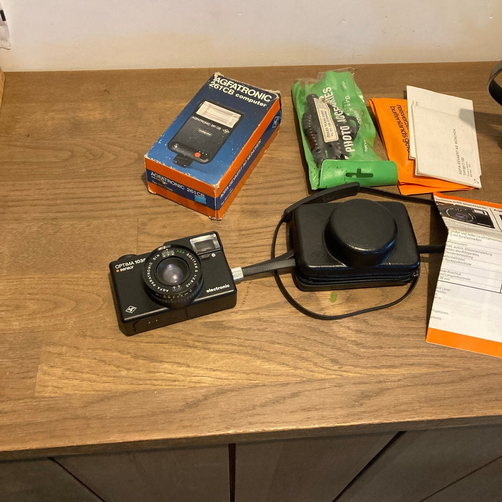 Agfa Optima 1035 Sensor Electronic compactcamera jaren 70, Ophalen of Verzenden, Gebruikt, Compact, Overige Merken