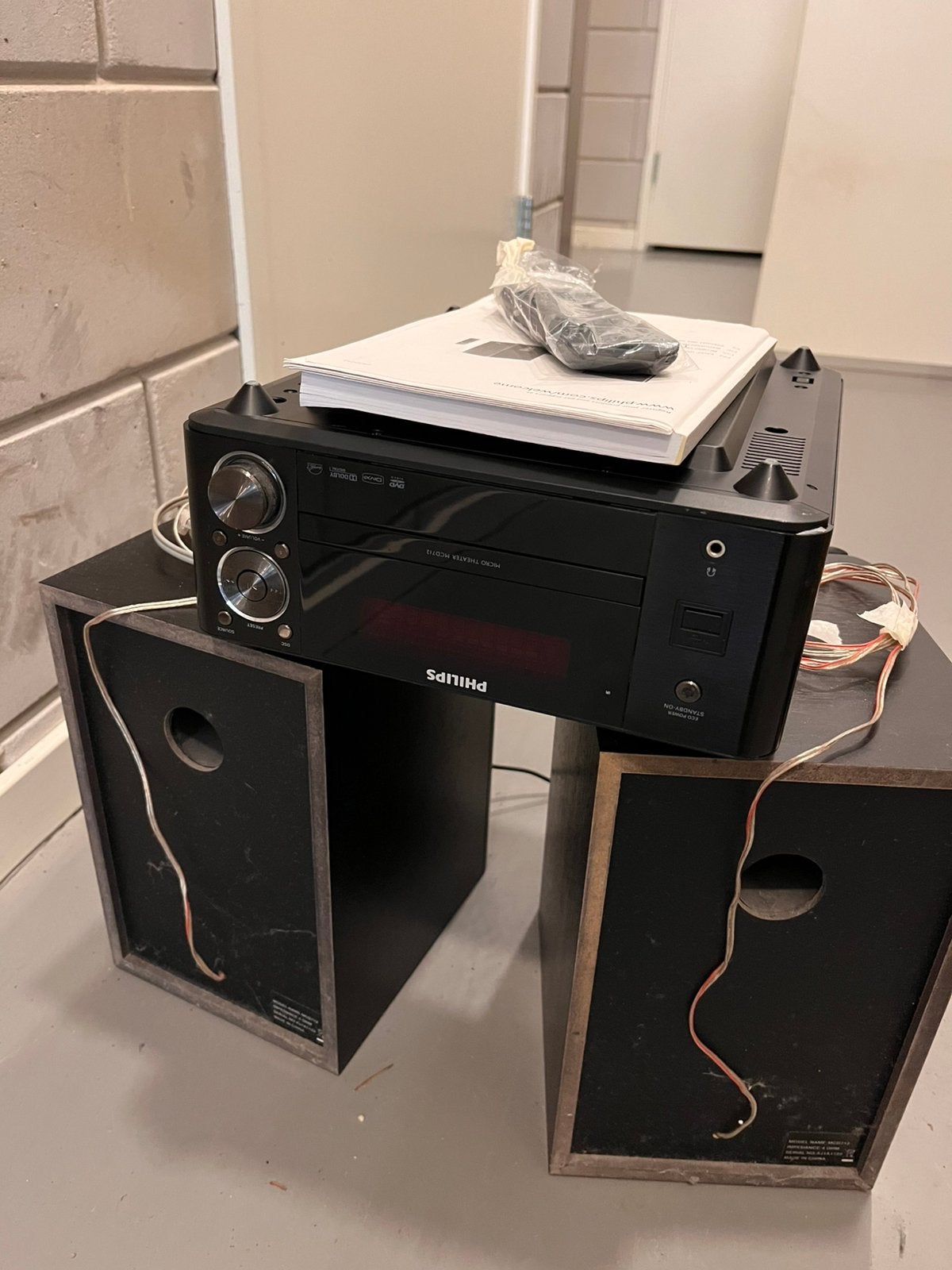 Philips Radio cd/dvd speler met boxen, Ophalen, Gebruikt, Cd-speler, Philips